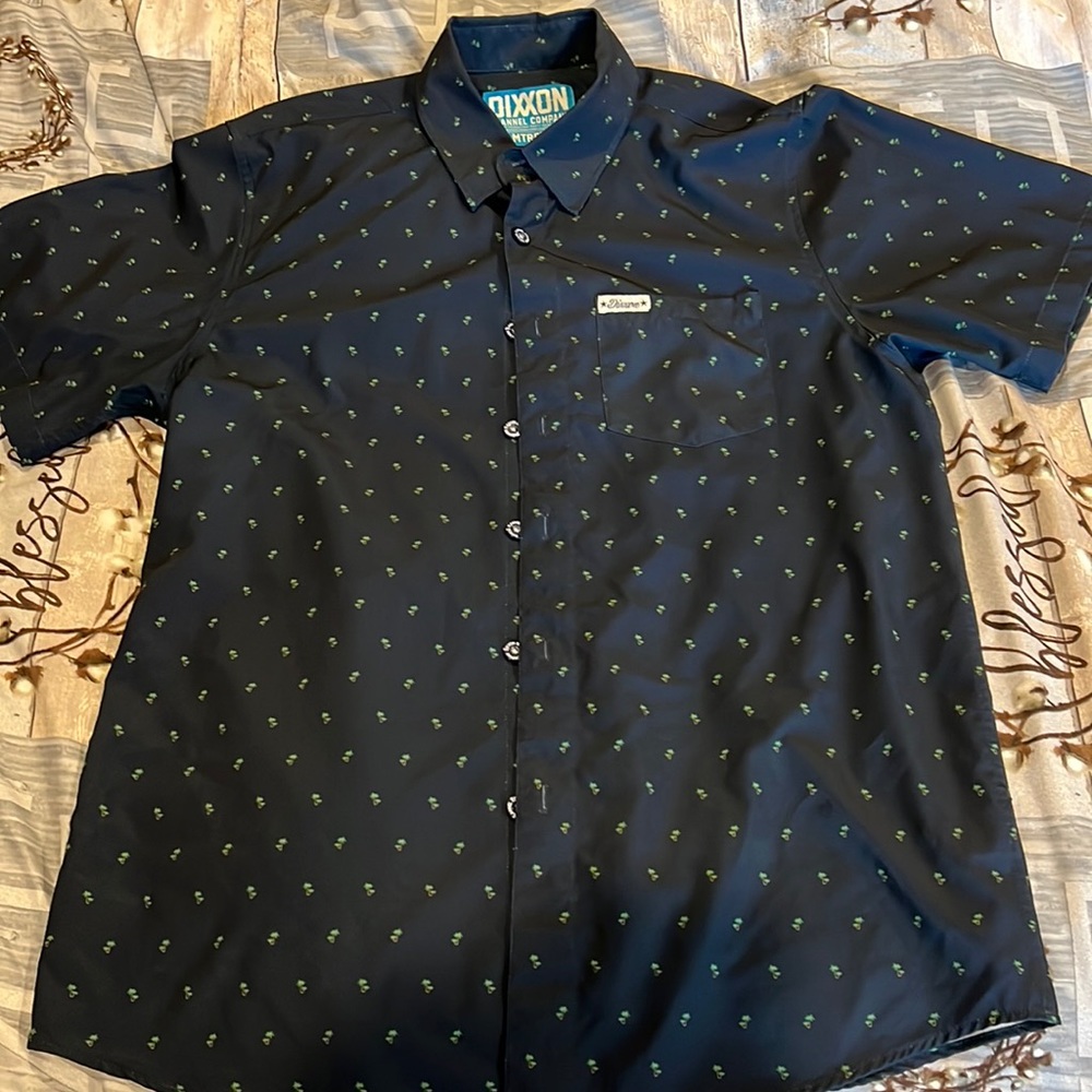 Men’s Dixxon S/S Shirt-Limited Edition PALMTREEHEAD “Party Shirt” SZ: Med, Nice!